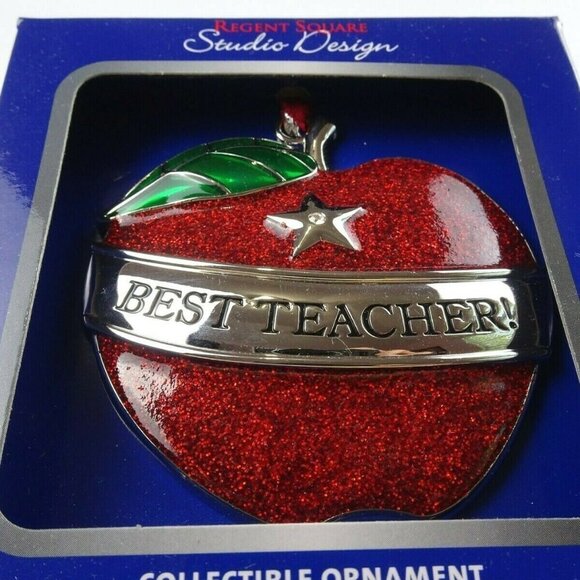 💰3/$25 New Regent BEST Teacher Collectible Ornament - Picture 3 of 5